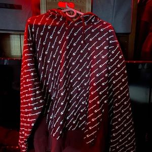 Champion Hoodie Dark Red Size XL New Without Tags